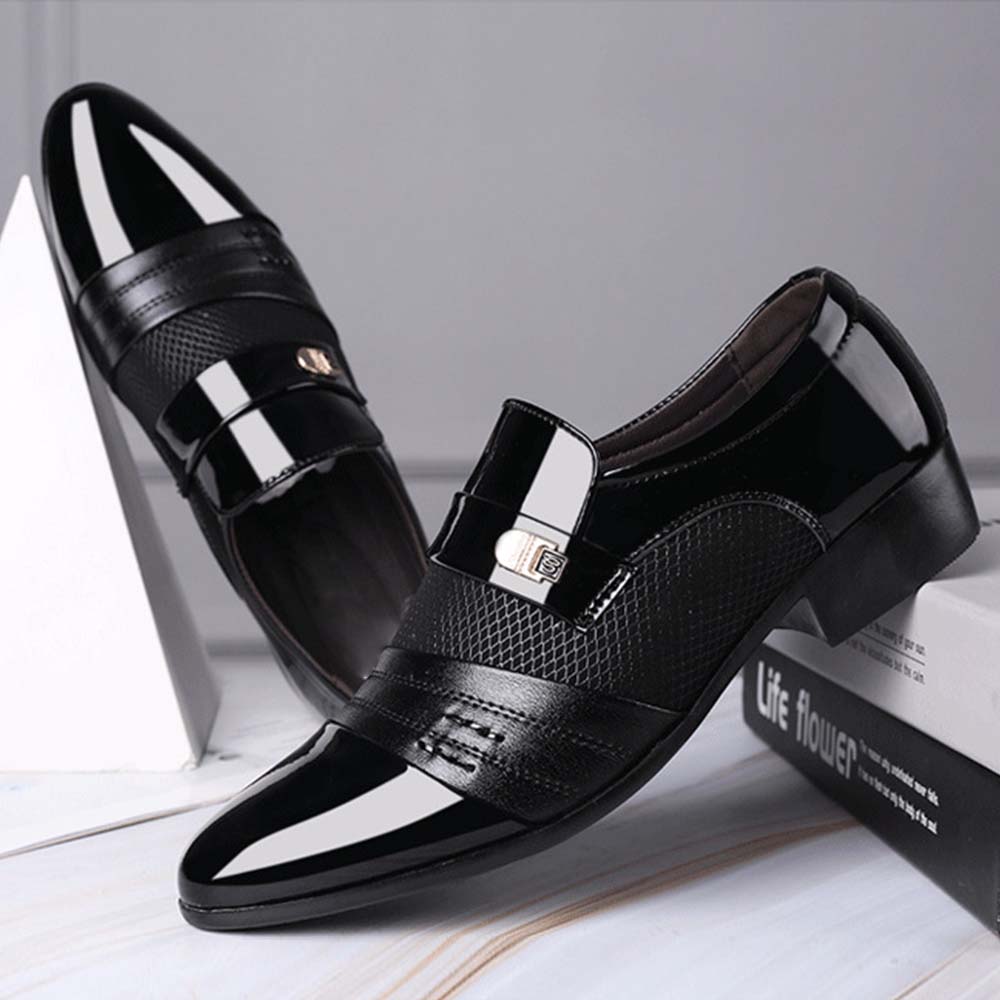 Herren-Business-Casual-Lederschuhe, Hochzeitsschuhe