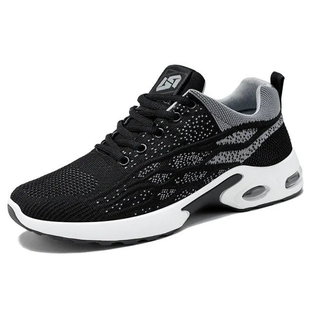 🔥Fußdruck entlasten🔥Männer Sneaker Orthopädische Mesh Schnürung Atmungsaktive Leichte Sportliche Laufschuhe W069