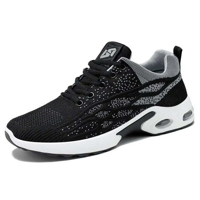 🔥Fußdruck entlasten🔥Männer Sneaker Orthopädische Mesh Schnürung Atmungsaktive Leichte Sportliche Laufschuhe W069