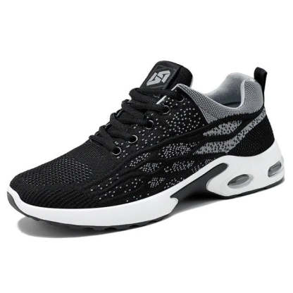 🔥Fußdruck entlasten🔥Männer Sneaker Orthopädische Mesh Schnürung Atmungsaktive Leichte Sportliche Laufschuhe W069