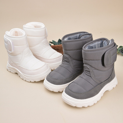 Warme Kinder-Schneestiefel mit weicher Sohle