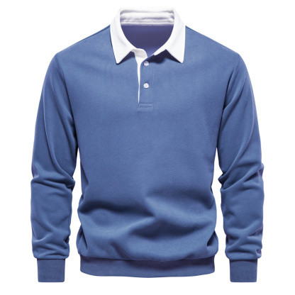 Therling™ Neues Langarm-Revers-Poloshirt für Herren