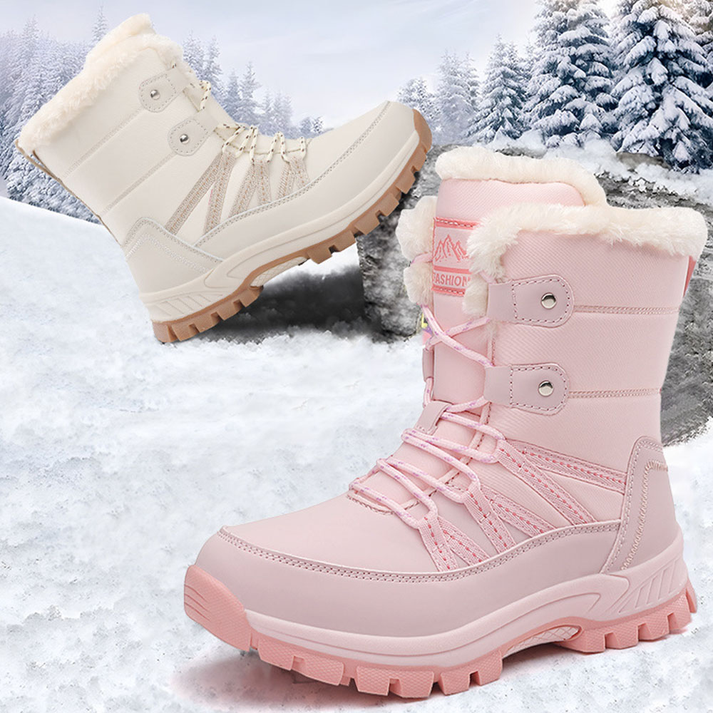 Windfeste, hohe Outdoor-Schneestiefel für Damen