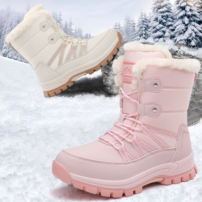 Windfeste, hohe Outdoor-Schneestiefel für Damen