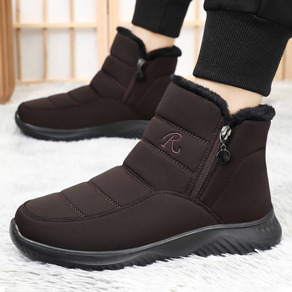 Winterwarme High-Top-Schuhe aus verdickter Samtbaumwolle für Männer und Frauen
