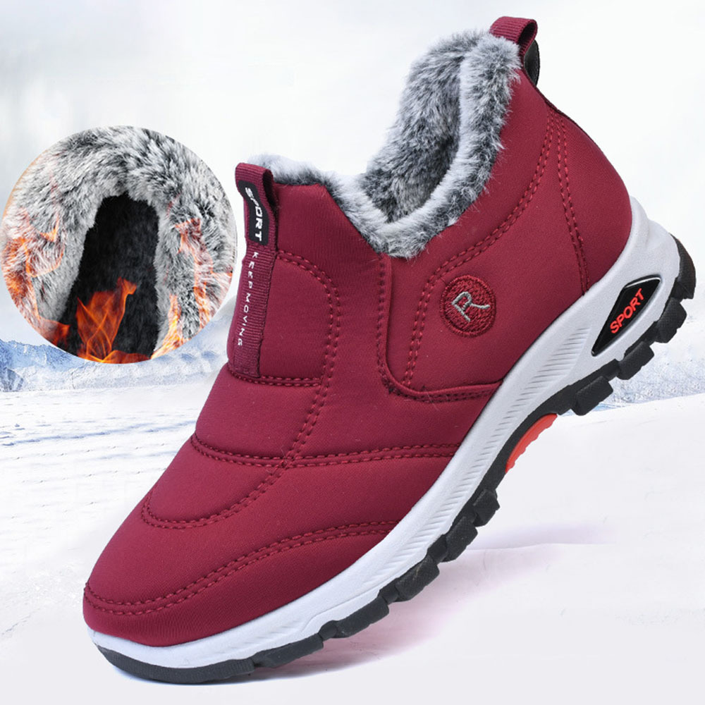 Warme Fleece-Schneestiefel