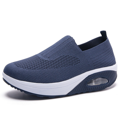 Atmungsaktive Luftpolster-Sneaker für Damen aus Fliegenstrick