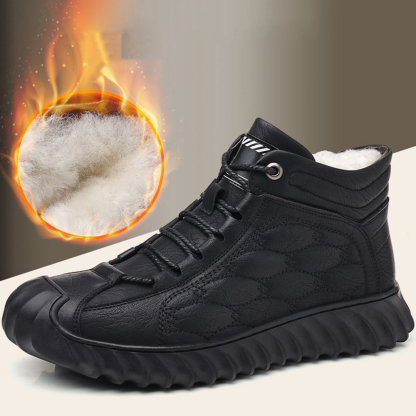 Warme Herren-Schneeschuhe aus Fleece für den Winter
