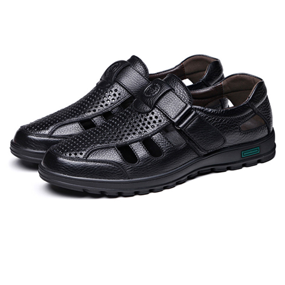 Herren-Hohlsandalen aus Premium-Rindsleder