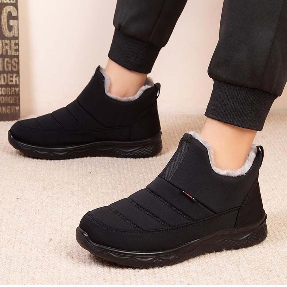 Winterstiefel aus verdicktem Samt und warmer Baumwolle