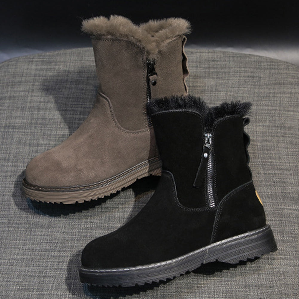 Neue, lässige, verdickte warme Damenstiefel für den Winter