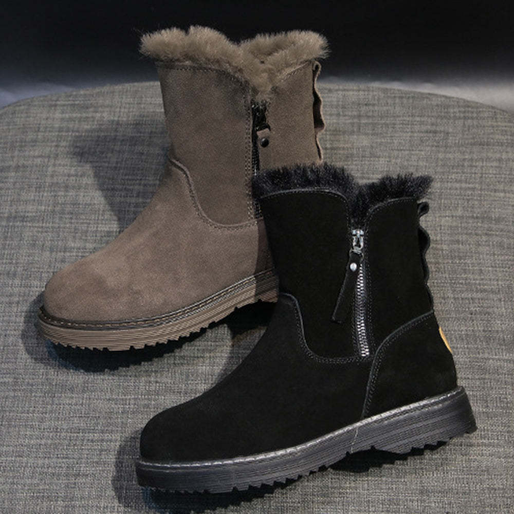 Neue, lässige, verdickte warme Damenstiefel für den Winter