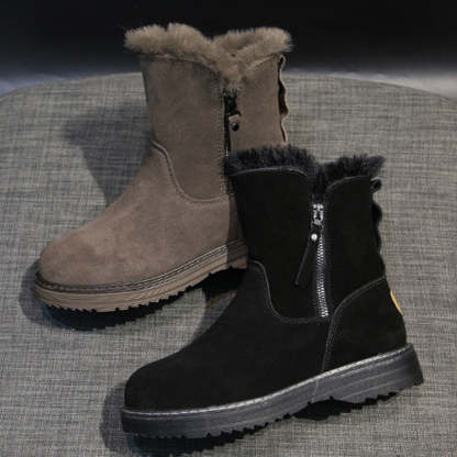 Neue, lässige, verdickte warme Damenstiefel für den Winter
