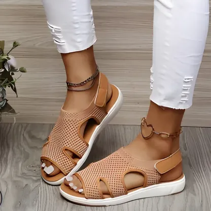 Atmungsaktive Hohlsandalen für Damen mit weicher Sohle