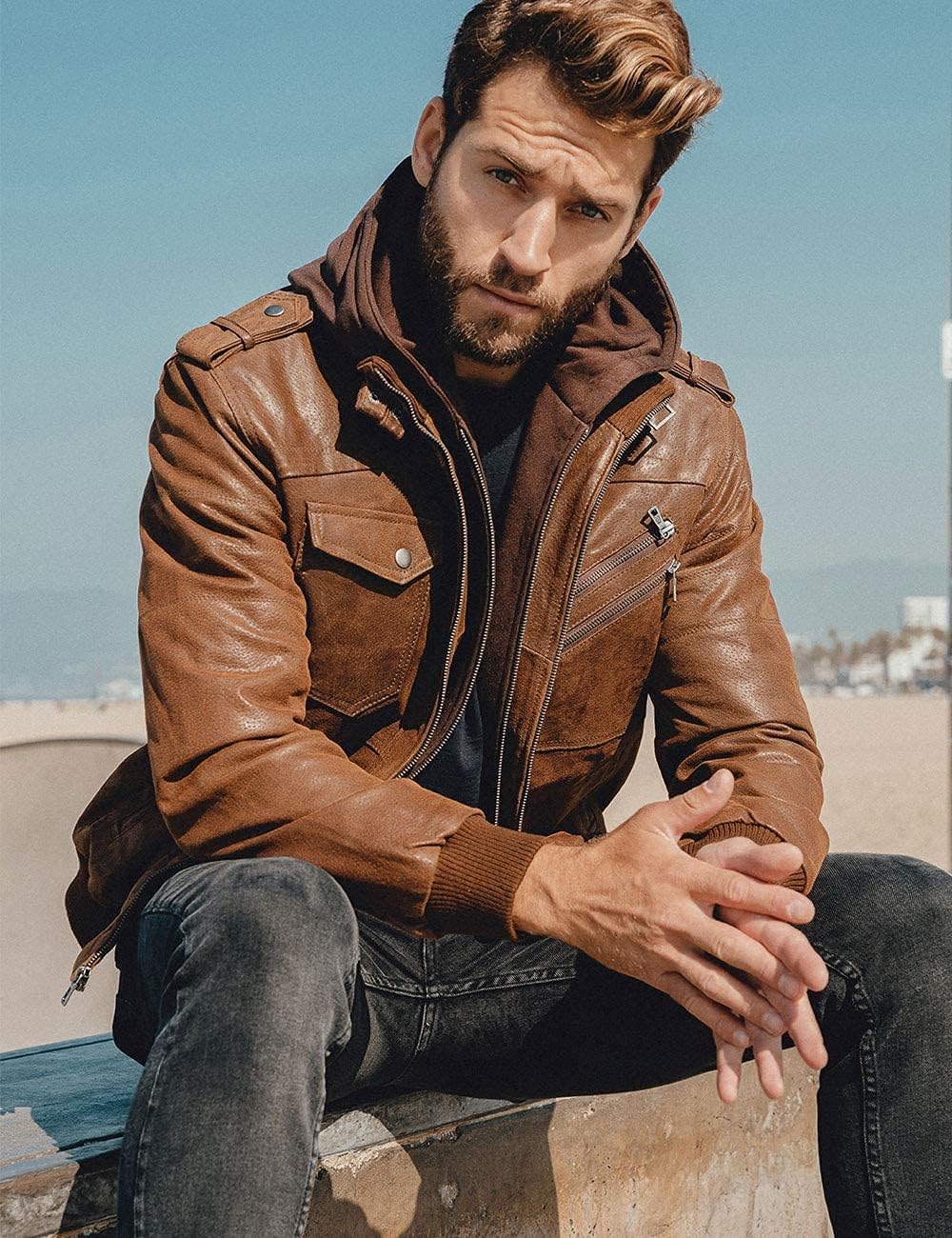 Lederjacke