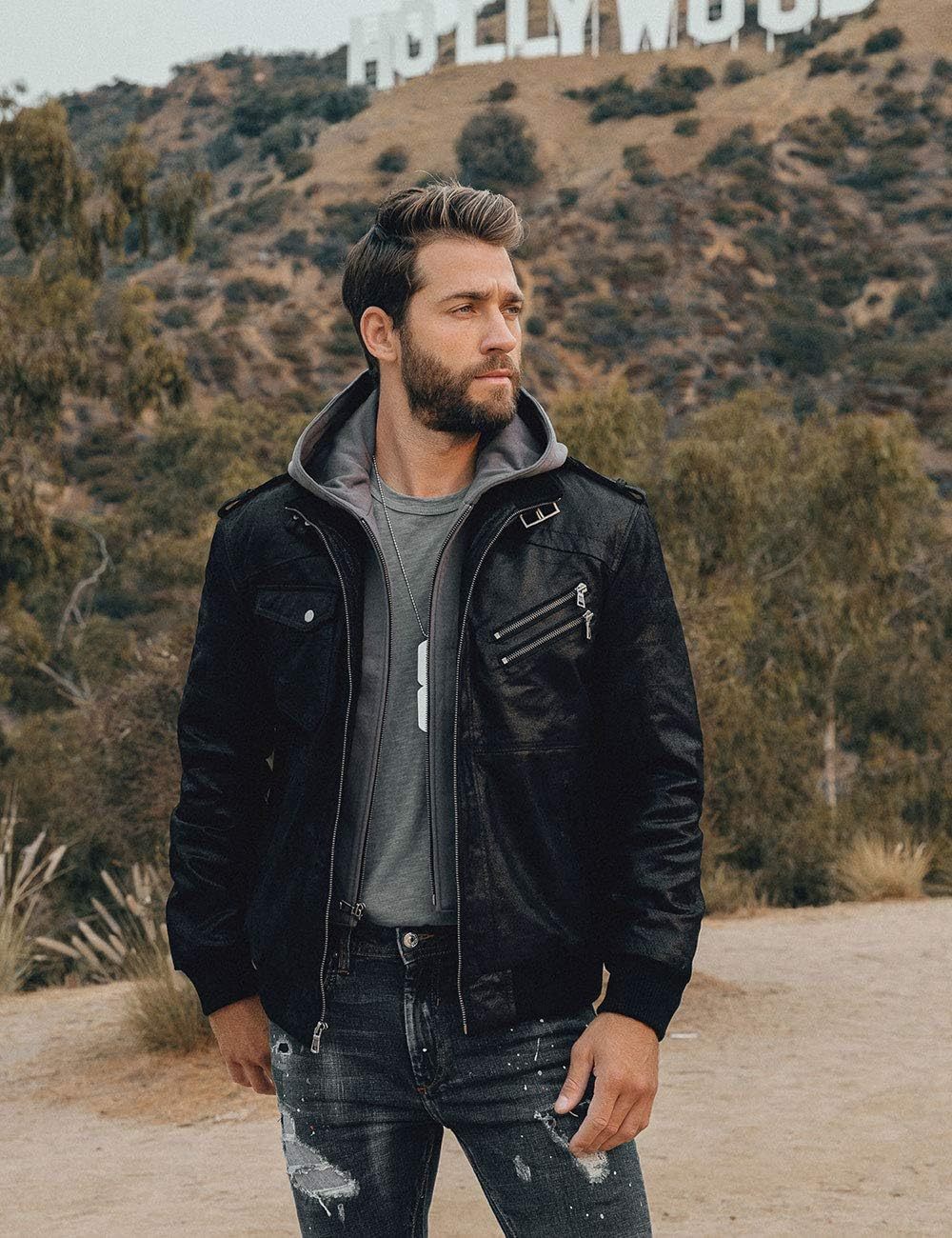 Lederjacke