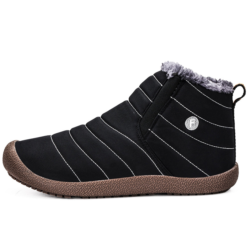 Neuer Winter plus wasserdichte Schneestiefel aus Samt