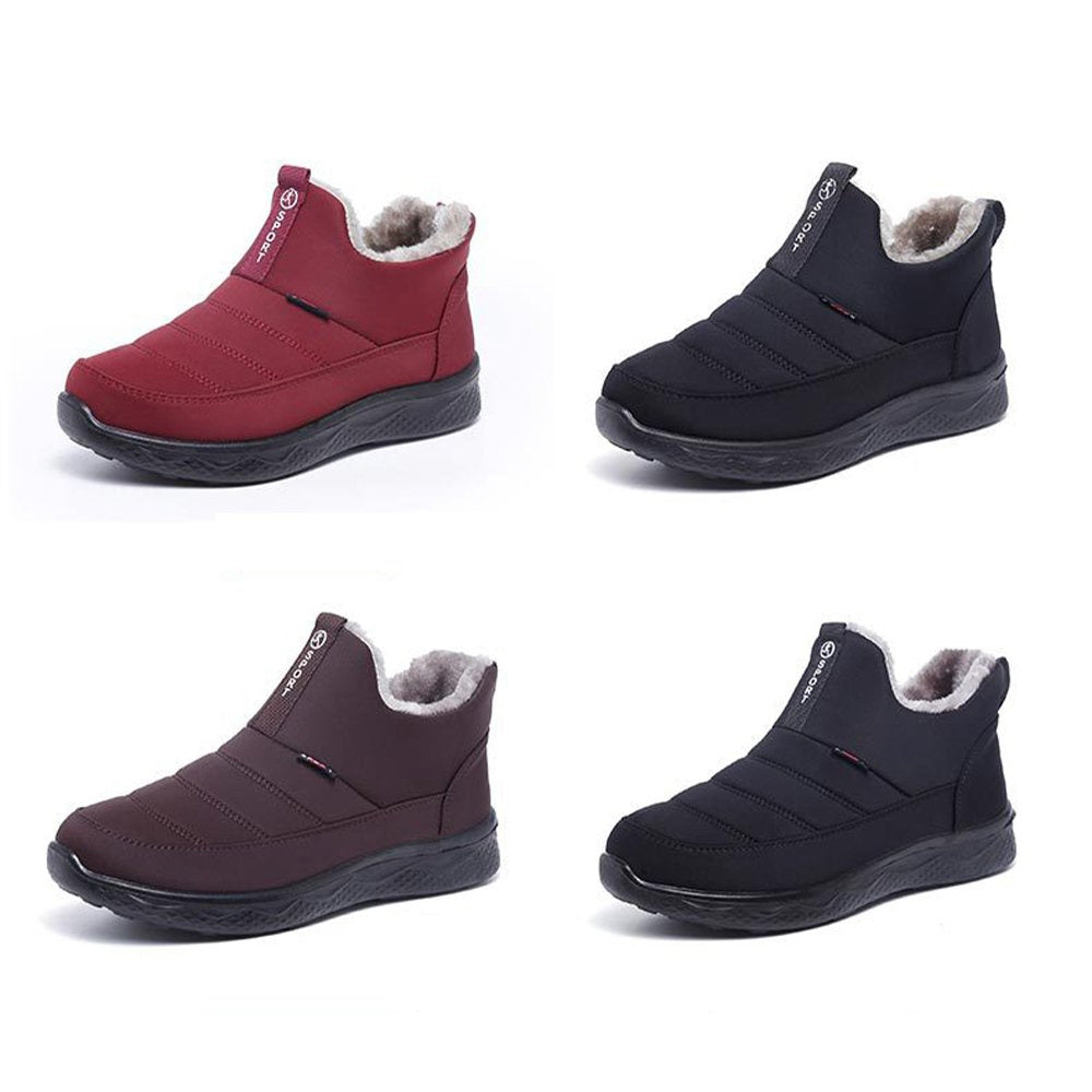 Winterstiefel aus verdicktem Samt und warmer Baumwolle