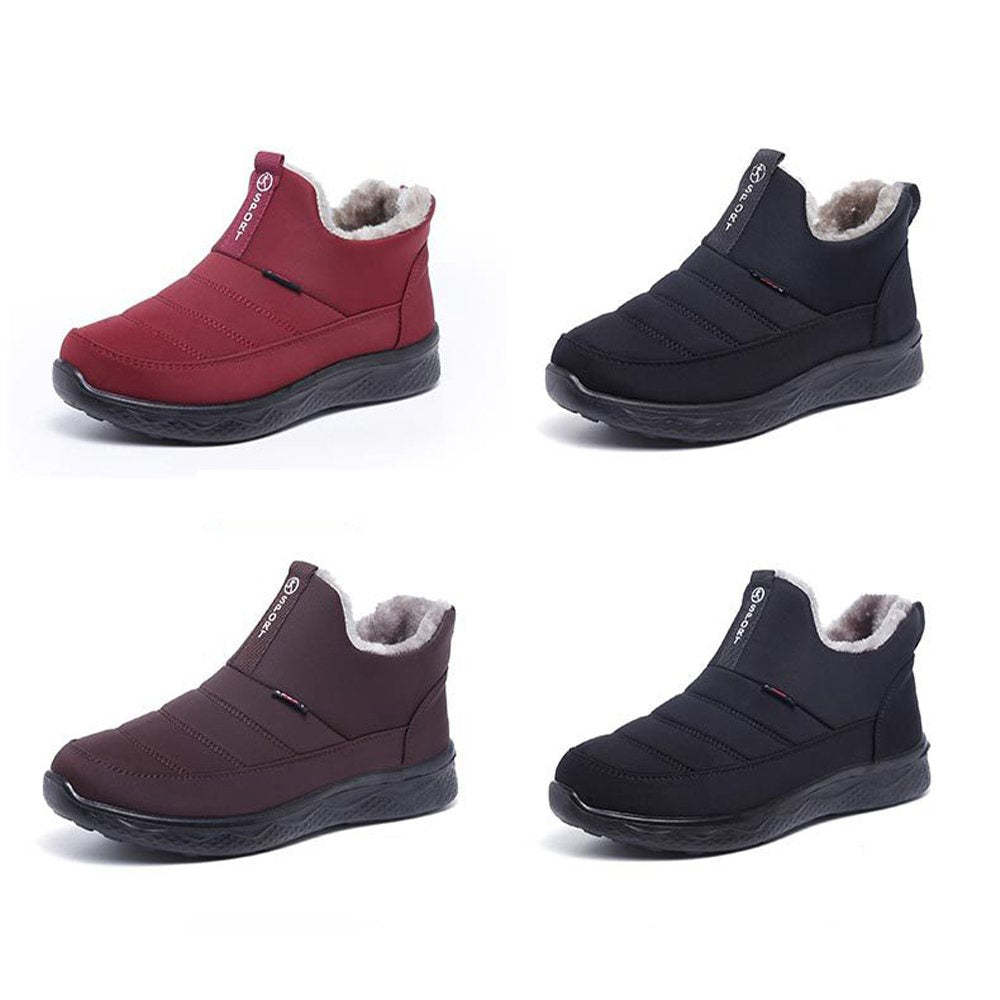 Winterstiefel aus verdicktem Samt und warmer Baumwolle