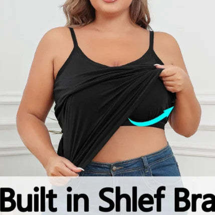Tanktop mit lockerer Passform und integriertem BH-Camisole