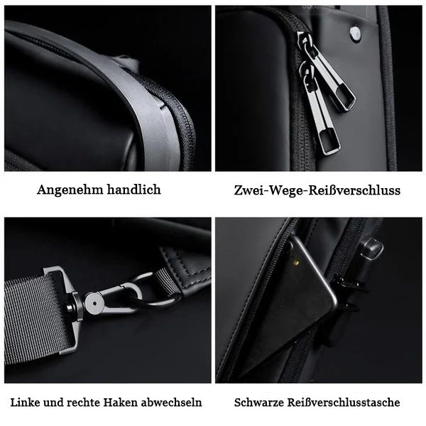 Sport-Sling mit USB-Aufladung Anti-Diebstahl-Schultertasche (Kaufen Sie 2 versandkostenfrei)