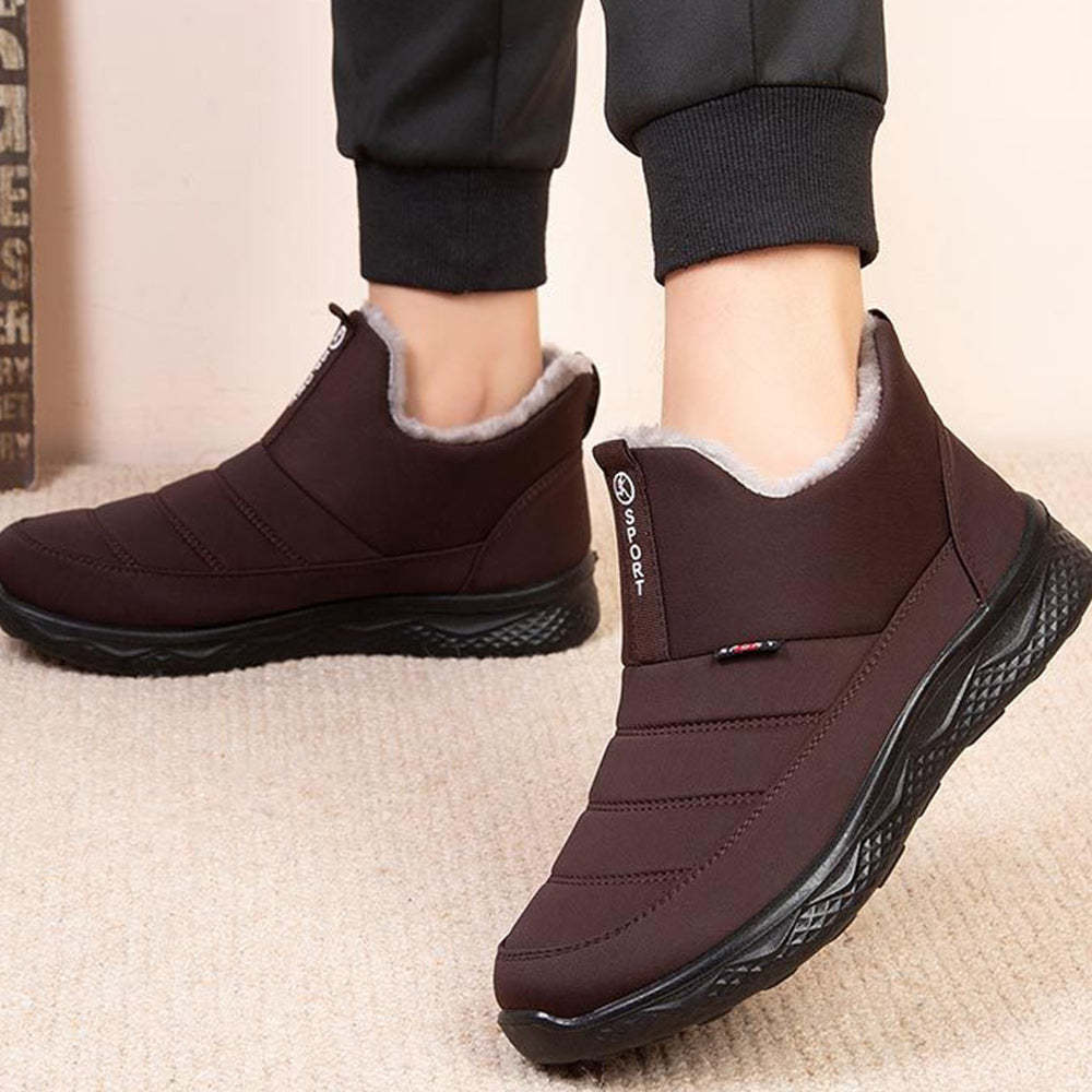 Winterstiefel aus verdicktem Samt und warmer Baumwolle