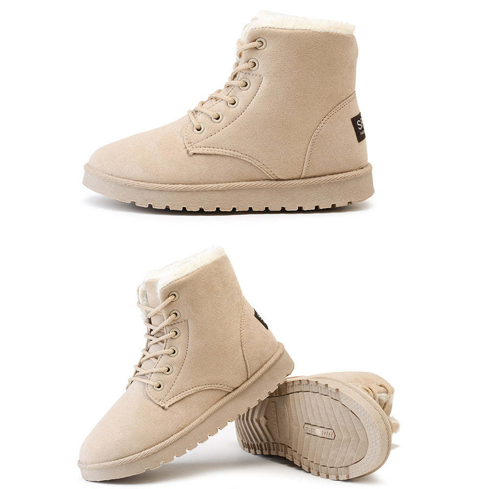 Winter Schneestiefel Damen Stiefeletten warme Baumwollschuhe