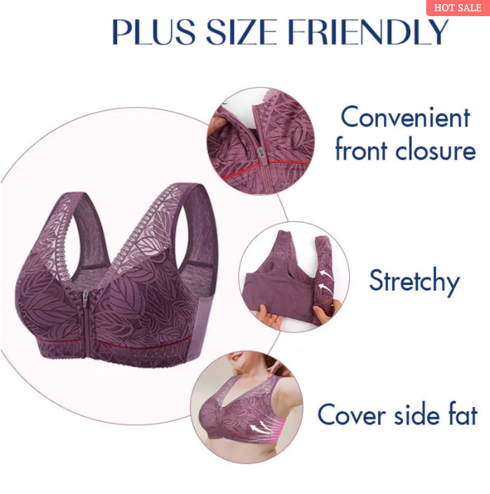 KABELLOSER KOMFORT-BH MIT FRONTVERSCHLUSS