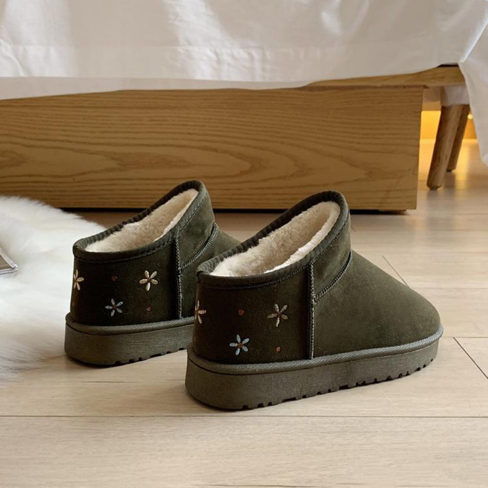 Winter neue koreanische Damen plus Samt dicke warme Baumwollschuhe