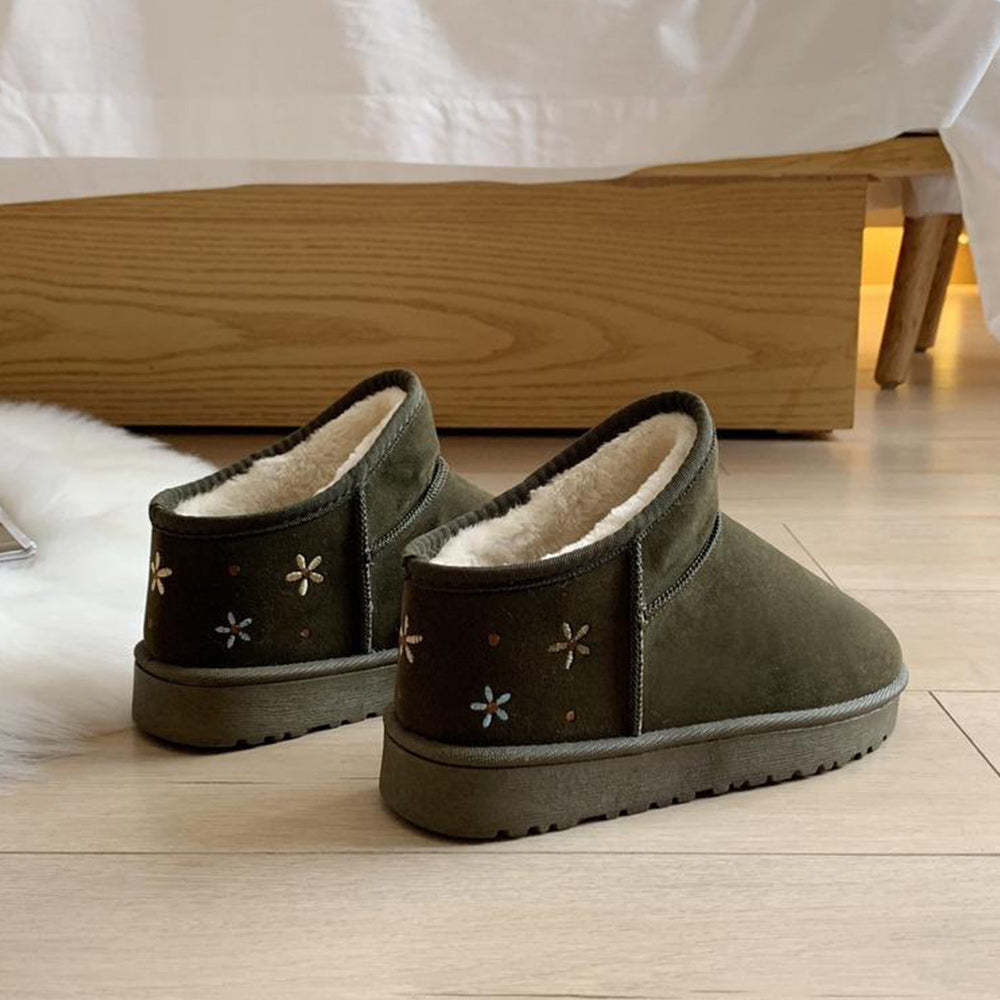 Winter neue koreanische Damen plus Samt dicke warme Baumwollschuhe