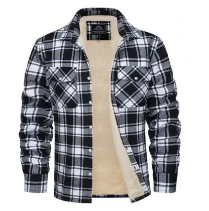 Karierte Jacke