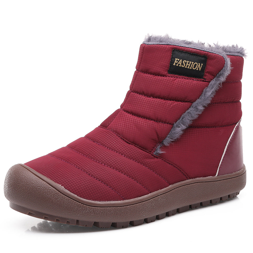 Warme, wasserdichte, wasserdichte Schneestiefel aus Fleece