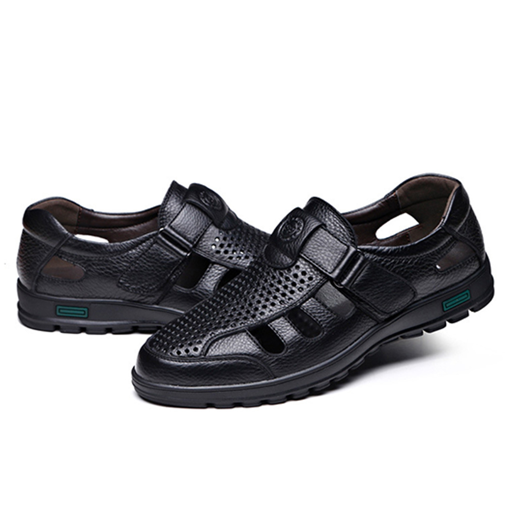 Herren-Hohlsandalen aus Premium-Rindsleder