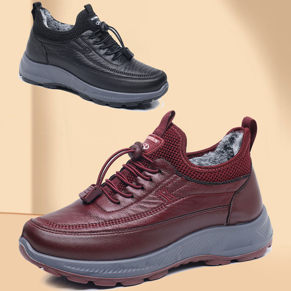 Winter-Damen-Schuhe aus samtverdickter weicher Sohle aus warmer Baumwolle