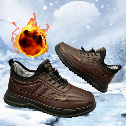 Wintersamt verdickte warme Baumwollschuhe für Herren