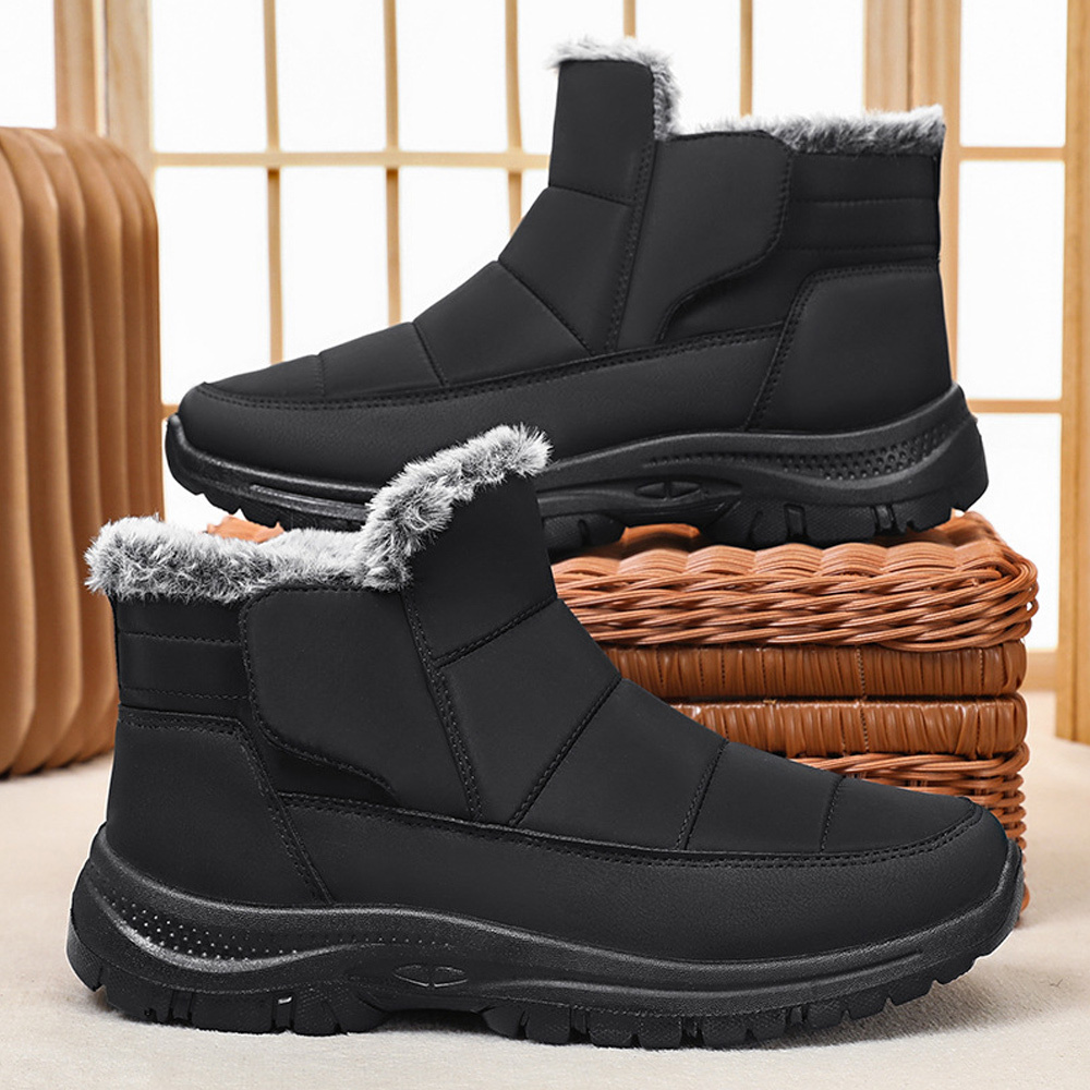 Winterliche kurze warme Schneestiefel für Damen und Herren