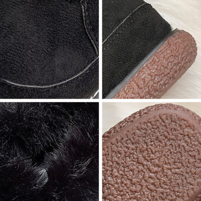 Wintermodische pelzige warme Damen-Kurzstiefel