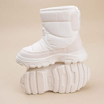 Warme Kinder-Schneestiefel mit weicher Sohle