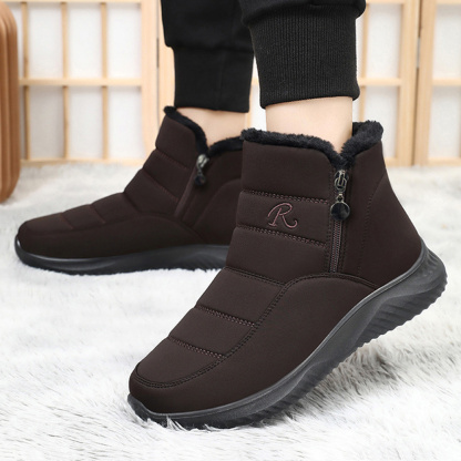 Winterwarme High-Top-Schuhe aus verdickter Samtbaumwolle für Männer und Frauen