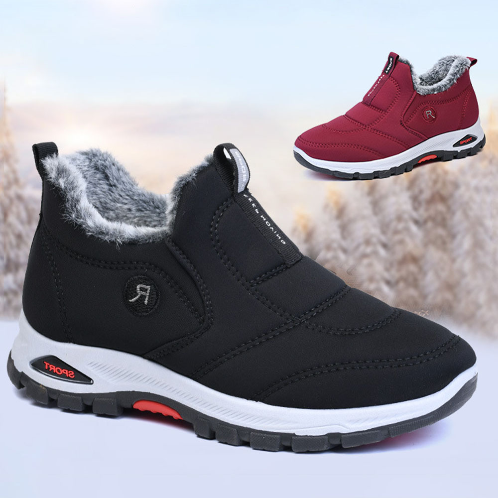 Warme Fleece-Schneestiefel