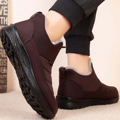 Winterstiefel aus verdicktem Samt und warmer Baumwolle
