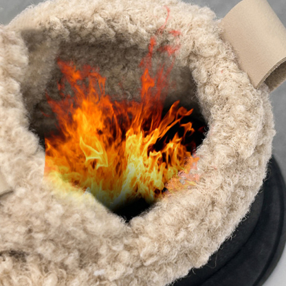 Warme Winterschuhe für Damen mit dicken Sohlen und Samt