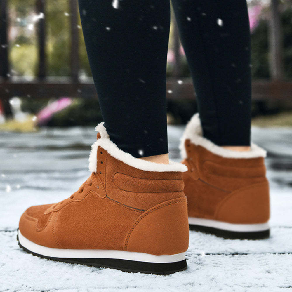 High-Top-Fleece, dicke, warme Schuhe