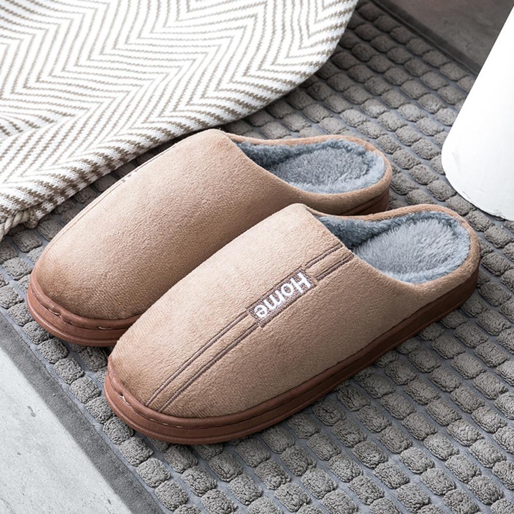 Neue Heim-Plüsch-Baumwollschuhe für Herbst und Winter