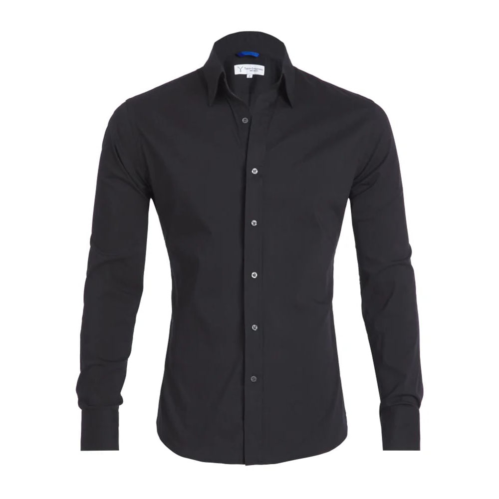 THERLING Camicia elasticizzata con cerniera da uomo nuova primavera