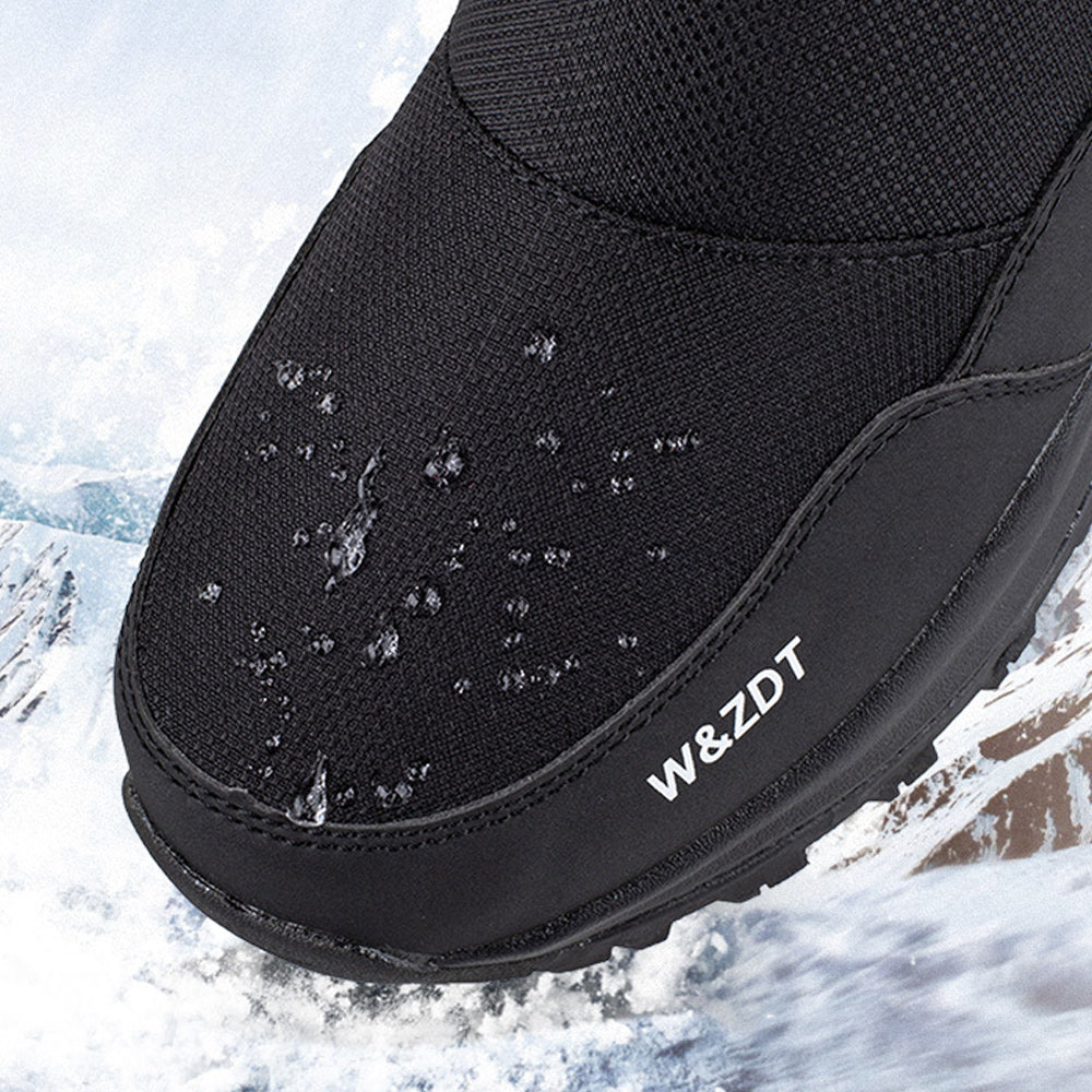 Winter Outdoor Herren Fleece verdickte kurze Röhre warme Schuhe