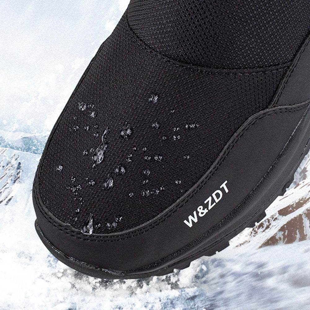 Winter Outdoor Herren Fleece verdickte kurze Röhre warme Schuhe