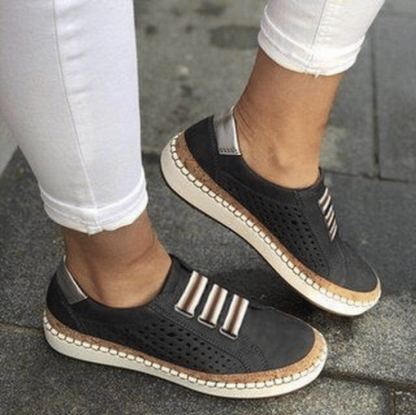 Atmungsaktive Freizeitschuhe für Damen mit flachem Sport (kostenloser Versand)