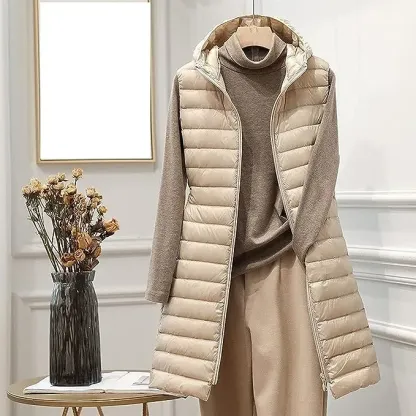 Die kuschelige und modische wattierte Jacke mit Kapuze