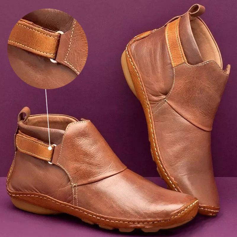 Lässige Stiefeletten aus weichem Leder